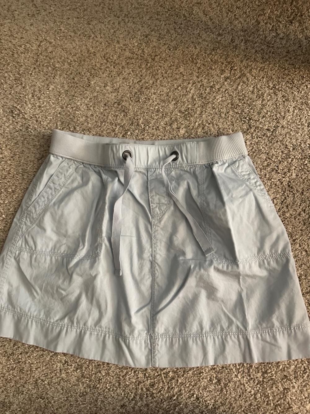 Old Navy Light Blue Elastic Waist Skirt